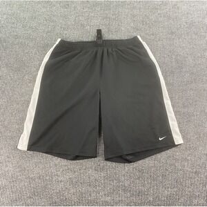 Nike Shorts Men Extra Large Black White Blue Mesh Basketball Athletic Swoosh y2k